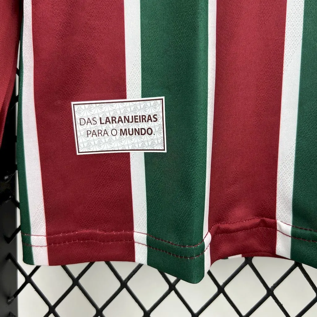 25-26 Fluminense Home Long Sleeve Kit Soccer T-Shirt AAAAJersey Wholesale Yupoo 2