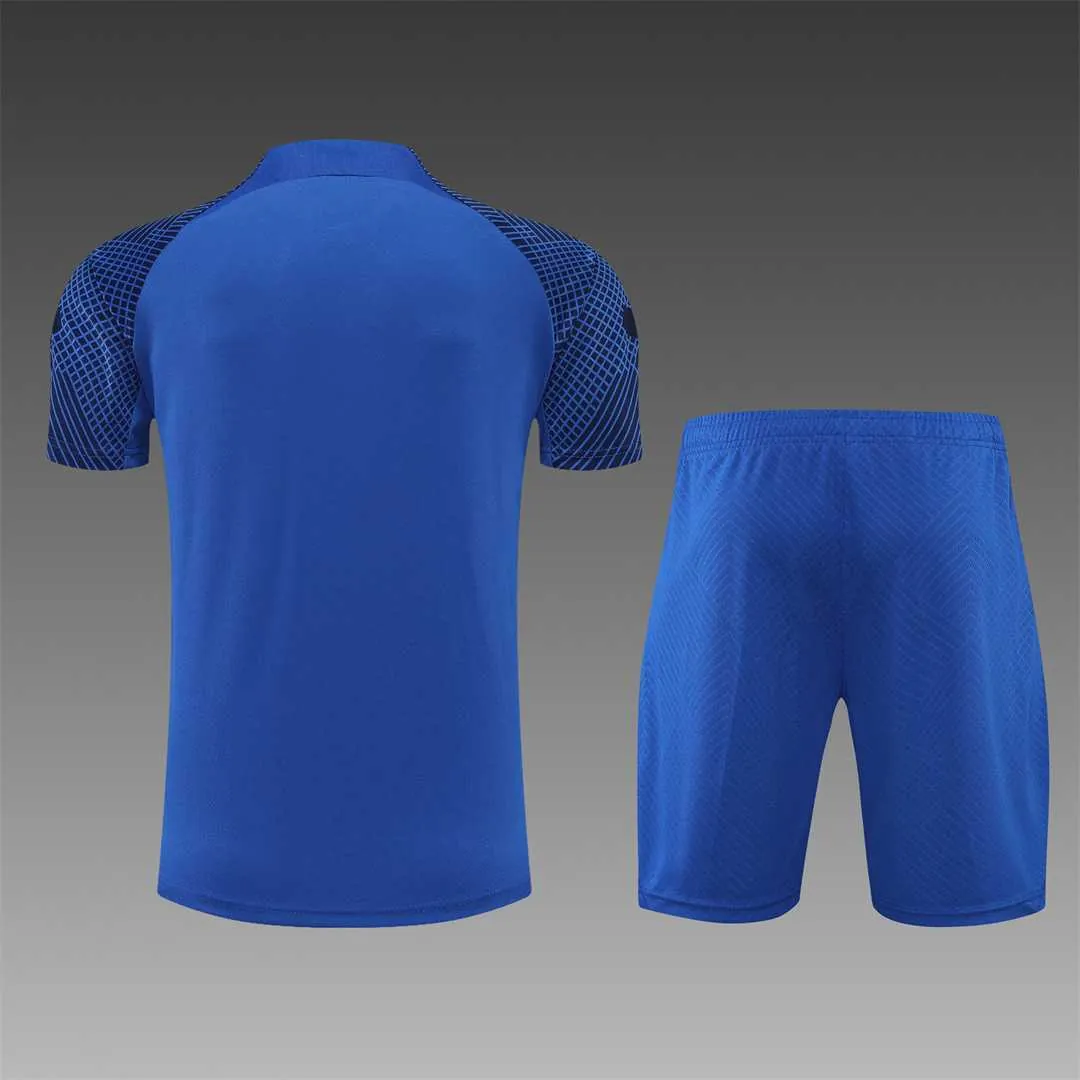 22-23 PSG training suit short sleeve kit blue 15