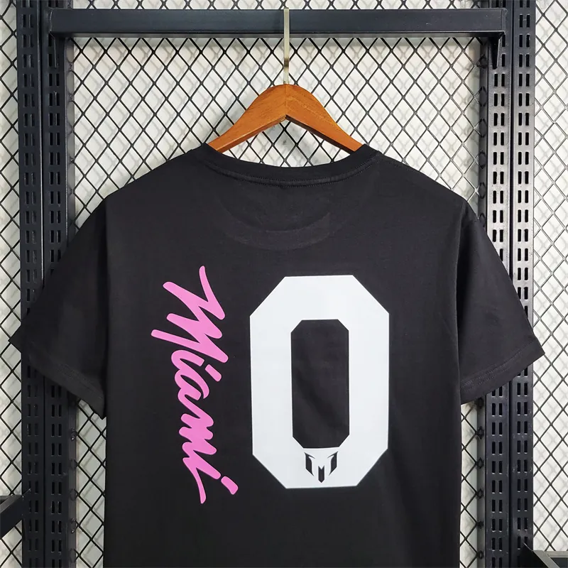 23-24 Inter Miami Casual Shirt Black III Size S-XXL Soccer Jerseys-1 2