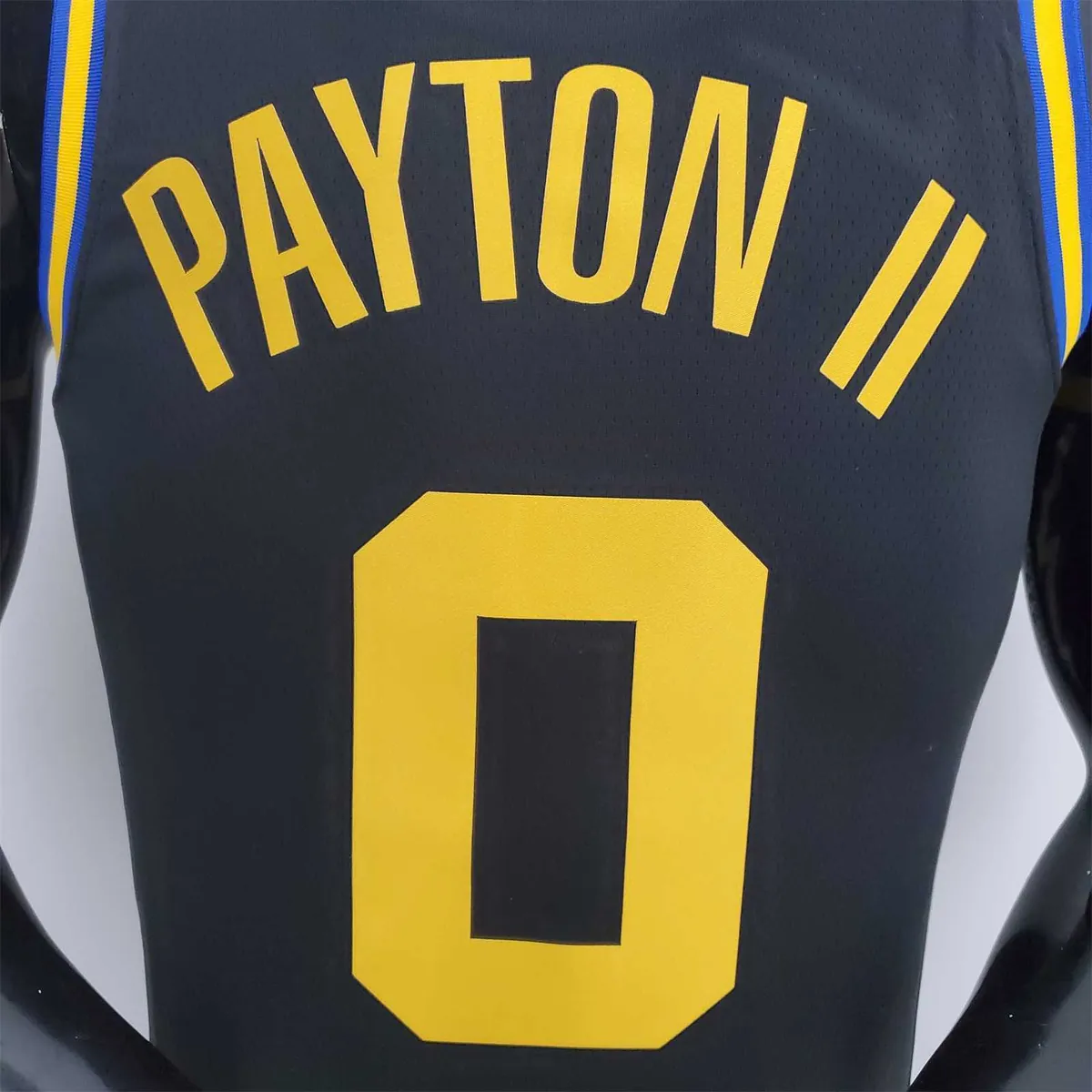 2022 Season Payton II#0 Warriors City Edition Black NBA Jersey 4