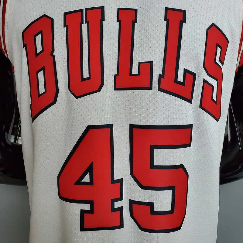JDRDAN#45 Chicago Bulls white 5