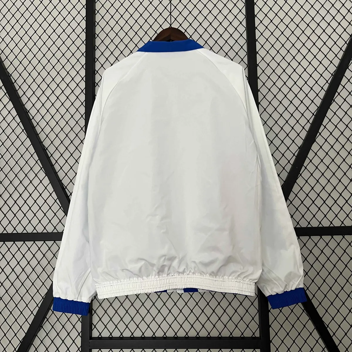 23-24 Santos Laguna Reversible Windbreaker White&Blue Double-Sides Jacket Soccer Jerseys For Sa 5