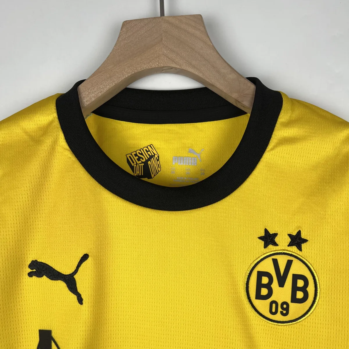 23-24 Kids Dortmund home size 16-28 Soccer Jersey 3