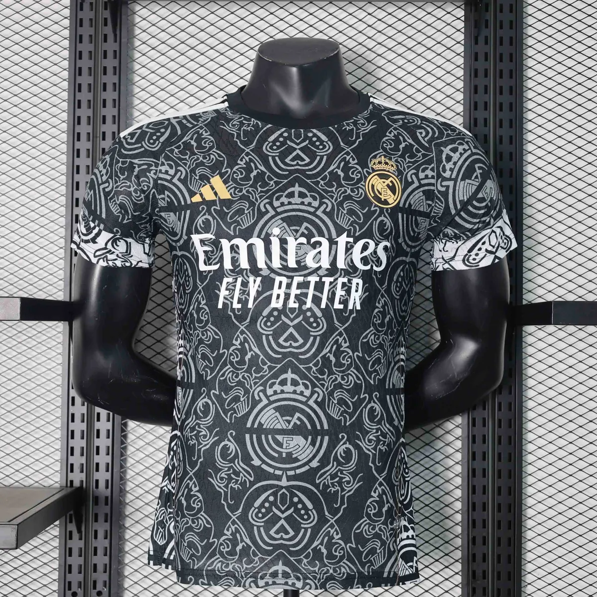 23-24 Real Madrid Special Edition Black Player Version Concept Kit Football AAAAJersey Supplier 8