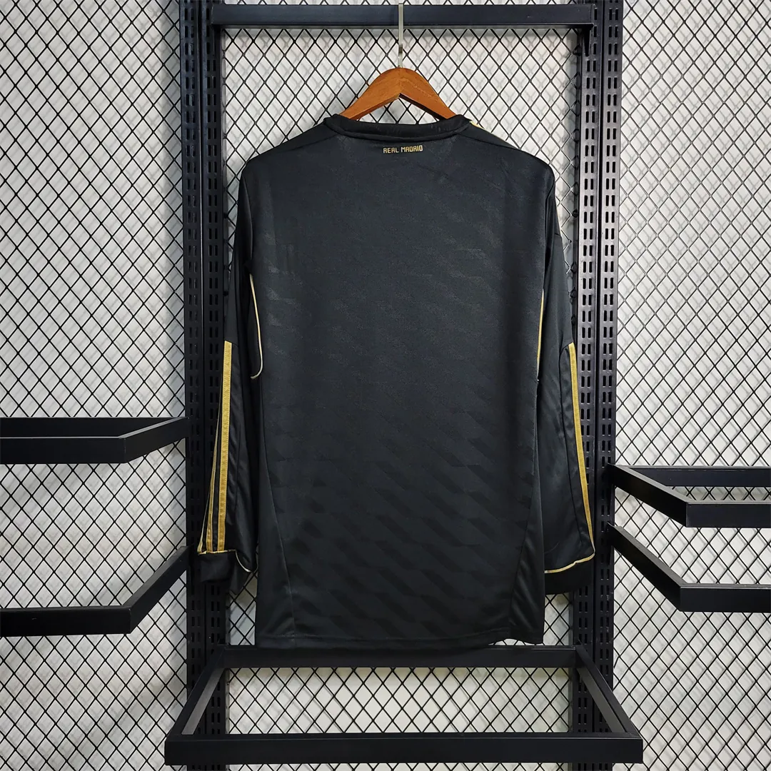 11-12 Real Madrid away black long sleeve 10
