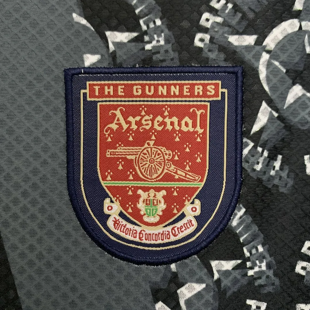 94-95 Arsenal Goalkeeper Retro Grey Long Sleeve Kit Vintage Shirt AAAAJersey Wholesale Yupoo 1