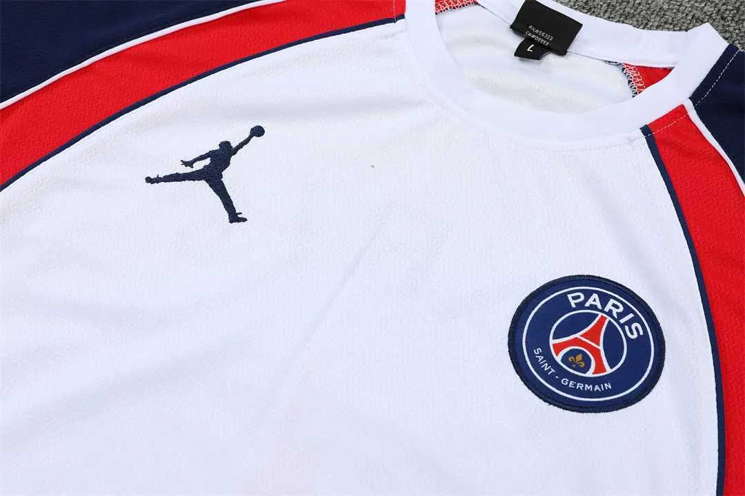 22-23 PSG training suit short sleeve kit White Blue Red 17