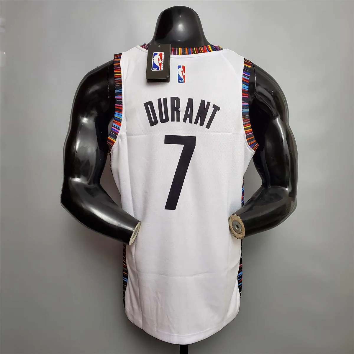 Durant #7 Brooklyn Nets City version white 3