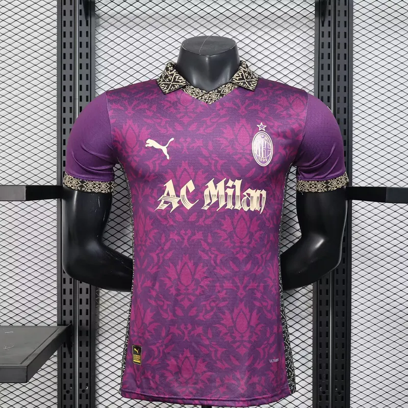 25-26 AC Milan Purple Special Edition Kit Player Version Shirt Soccer AAAAJersey Yupoo 4