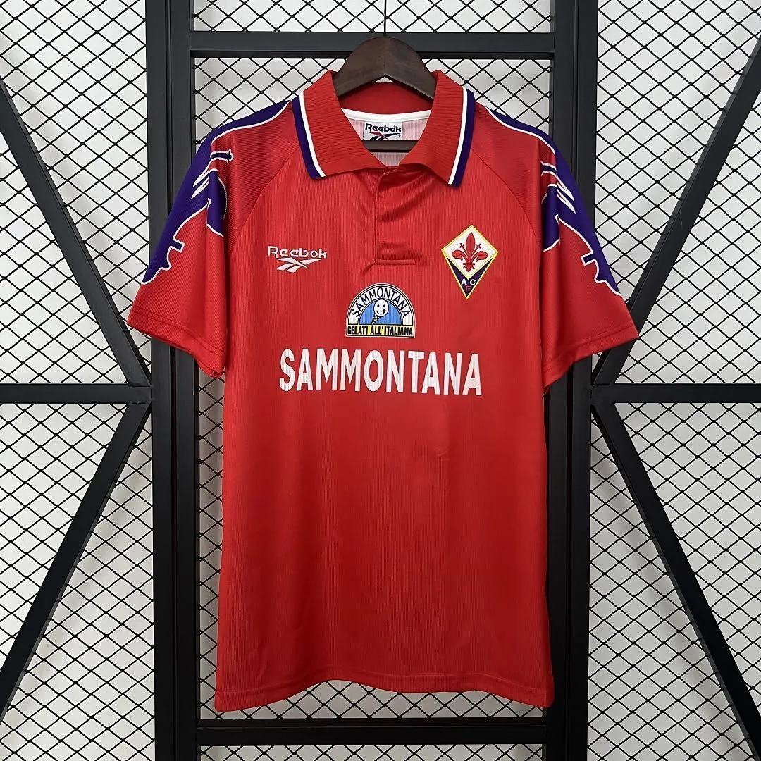 95-96 Fiorentina Fourth Retro Kit Vintage Shirt AAAAJersey Dropship Yupoo 8
