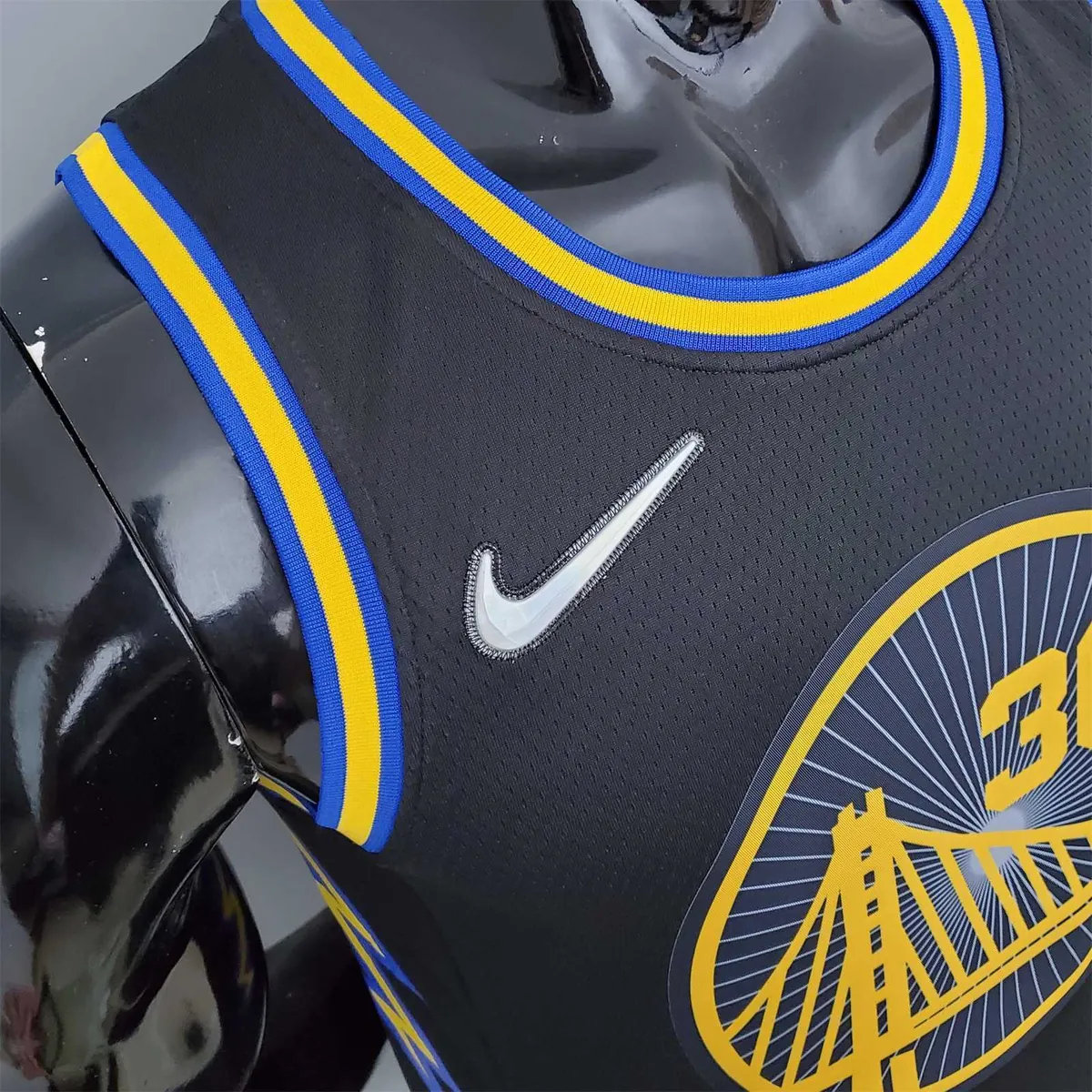 2022 75th Anniversary Curry #30 Warriors City Edition Black 7