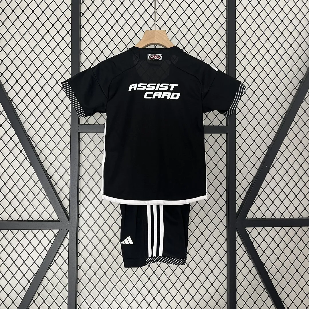 24-25 Colo-Colo Away Kid Kits Children Sets Jersey Supplier Yupoo 1
