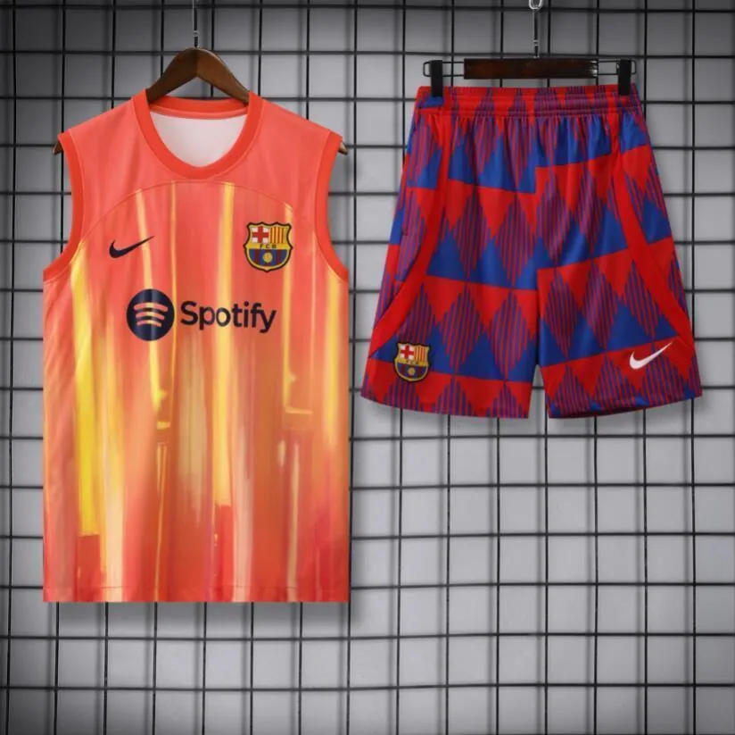 23-24 Barcelona Training Vest Kit S-XXL Soccer Jerseys 3