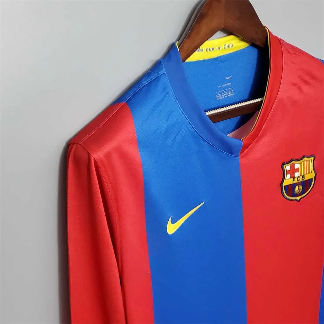 06-07 Barcelona home long sleeve 2