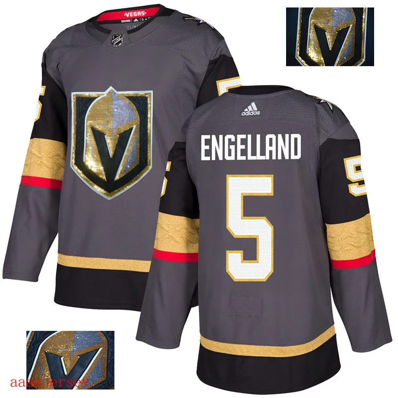 2018 Vegas Golden Knights ice hockey jersey M-3XL 维加斯金骑士队时尚亮片款冰球服 5