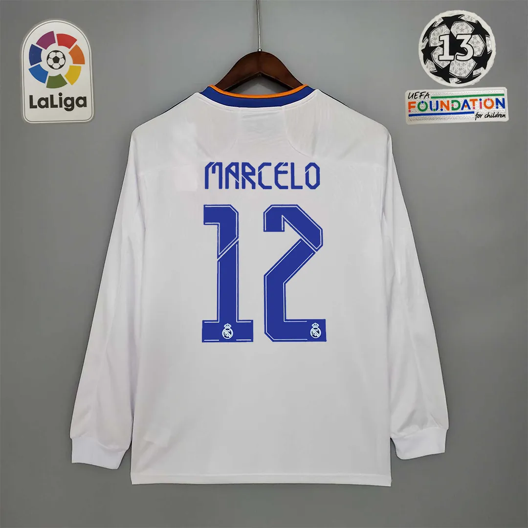 21-22 Real Madrid home long sleeve 16