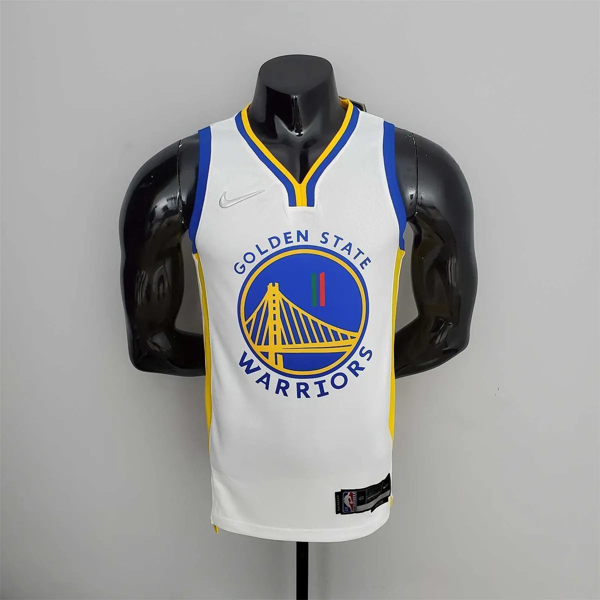 75th Anniversary Golden State Warriors Thompson #11 Mexico Edition White NBA Jersey 10