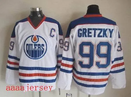 Edmonton Oilers retro ice hockey jersey M-3XL 埃德蒙顿油人队复古冰球服 7