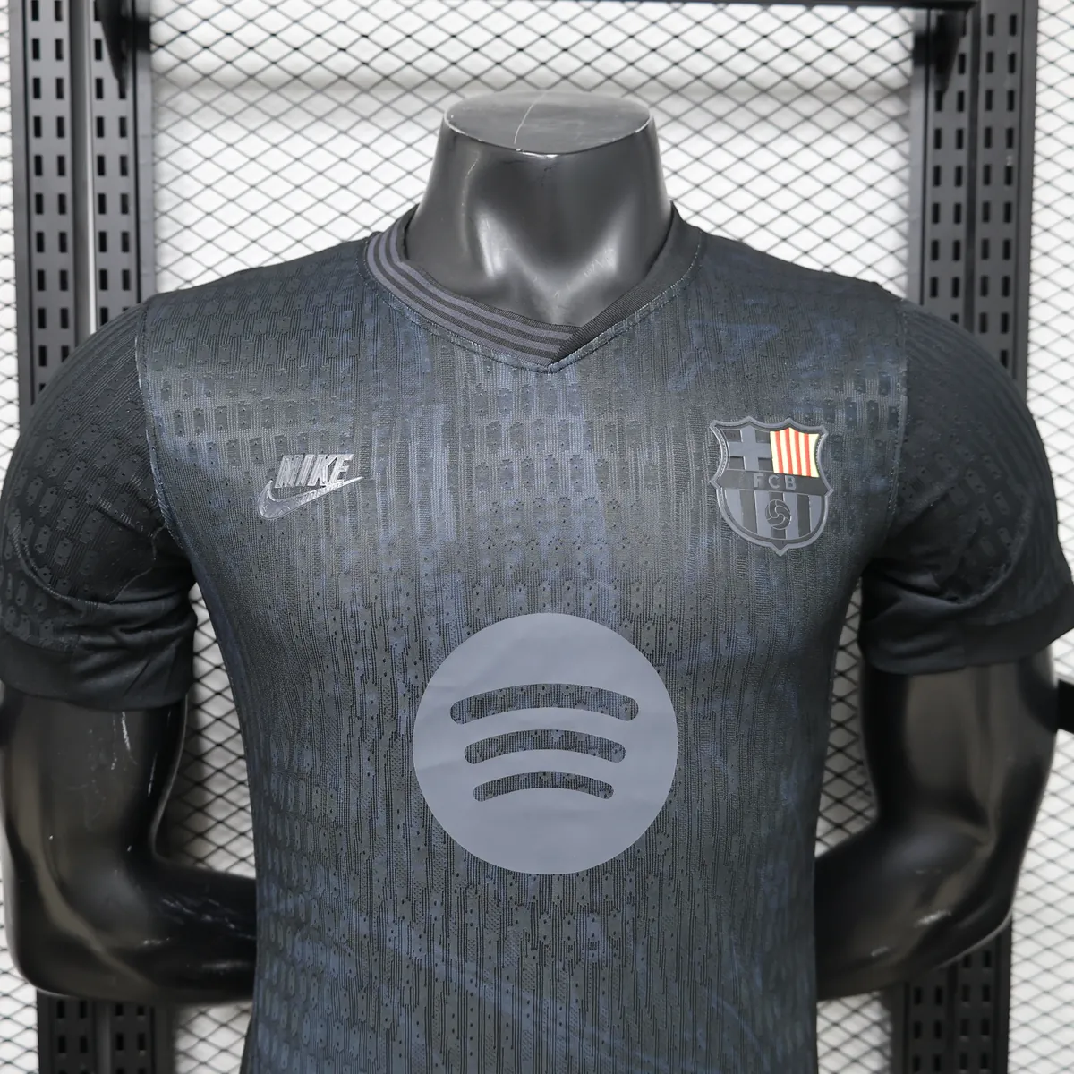 2026-27 Barcelona Concept Black Soccer Shirt Player Version 2