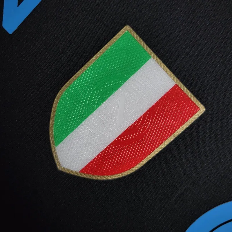 23-24 Napoli × Geolier Special Edition Black Kit Jersey Supplier Yupoo 5