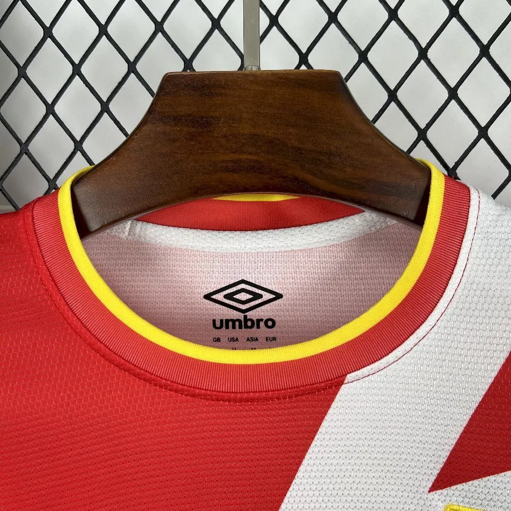 25-26 Rayo Vallecano Home Shirt Football Apparels AAAAJersey Supply Yupoo 6