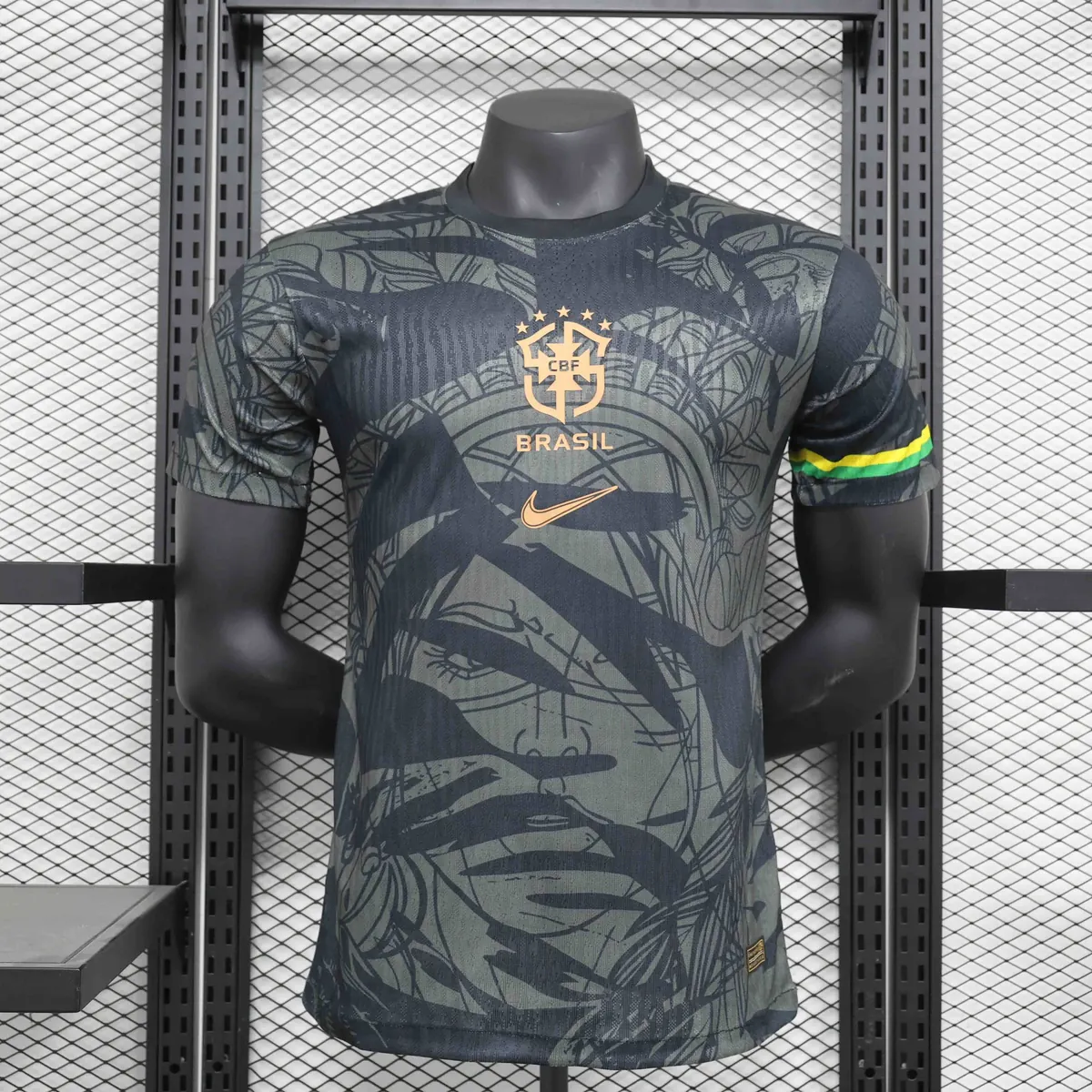 2024 Brazil Grey Special Edition Player Version Shirt AAAAJersey Supplier Yupoo 5