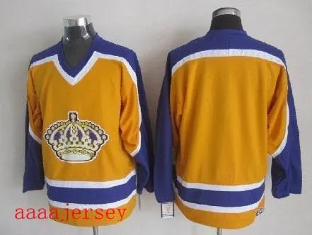 Los Angeles Kings retro ice hockey jersey M-3XL 洛杉矶国王队复古冰球服 12