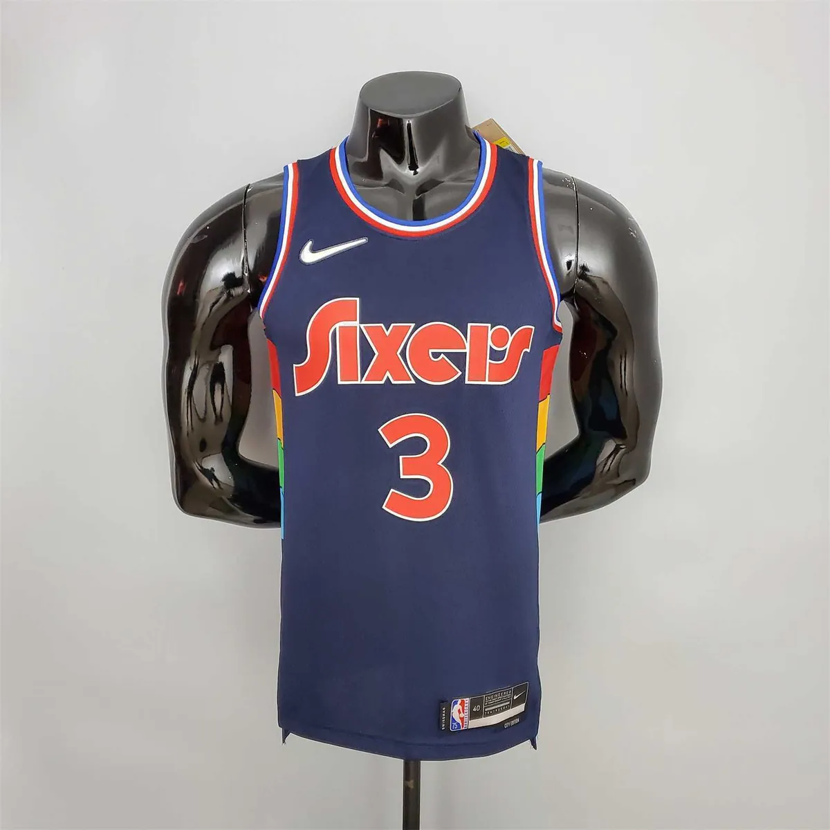 2022 Iverson#3 76ers Royal Blue 10