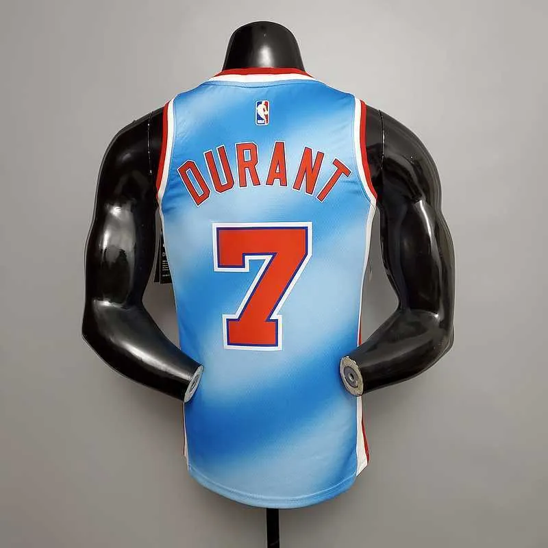 New Nets DURANT #7 Retro Limited Edition Blue 6