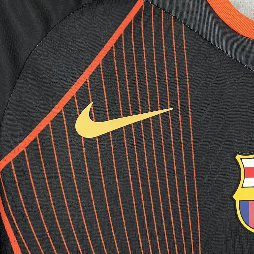 25-26 Barcelona Black Special Edition(With CL Patch) Shirt Soccer Uniform AAAAJersey Yupoo 3