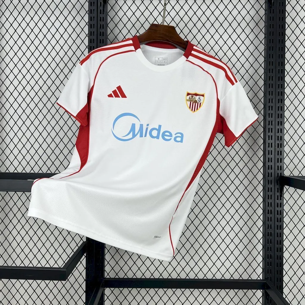 25-26 Sevilla Home Shirt Football Apparels AAAAJersey Supply Yupoo 7