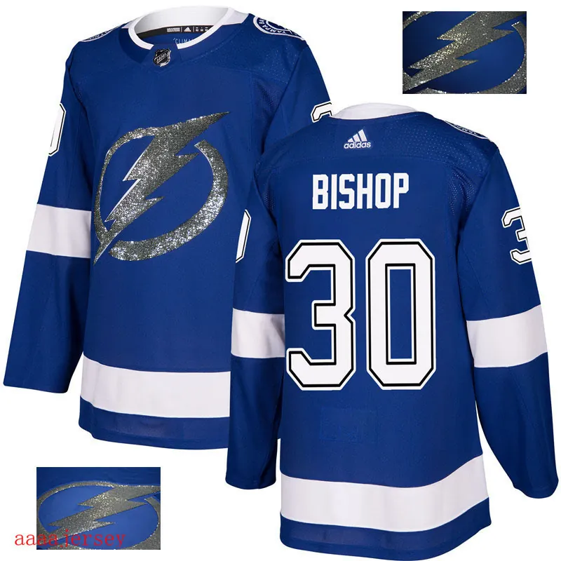 2018 Tampa Bay Lightning ice hockey jersey M-3XL 坦帕湾闪电队时尚亮片款冰球服 11