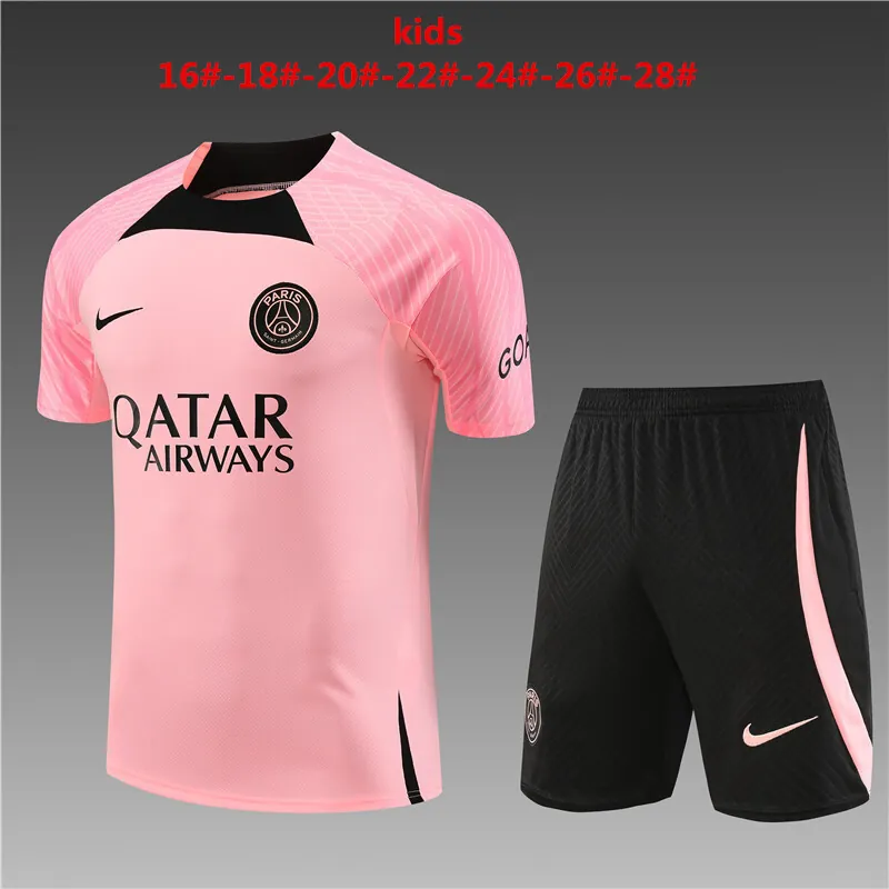 23-24 PSG Kids Training Soccer Jerseys Yupoo 1