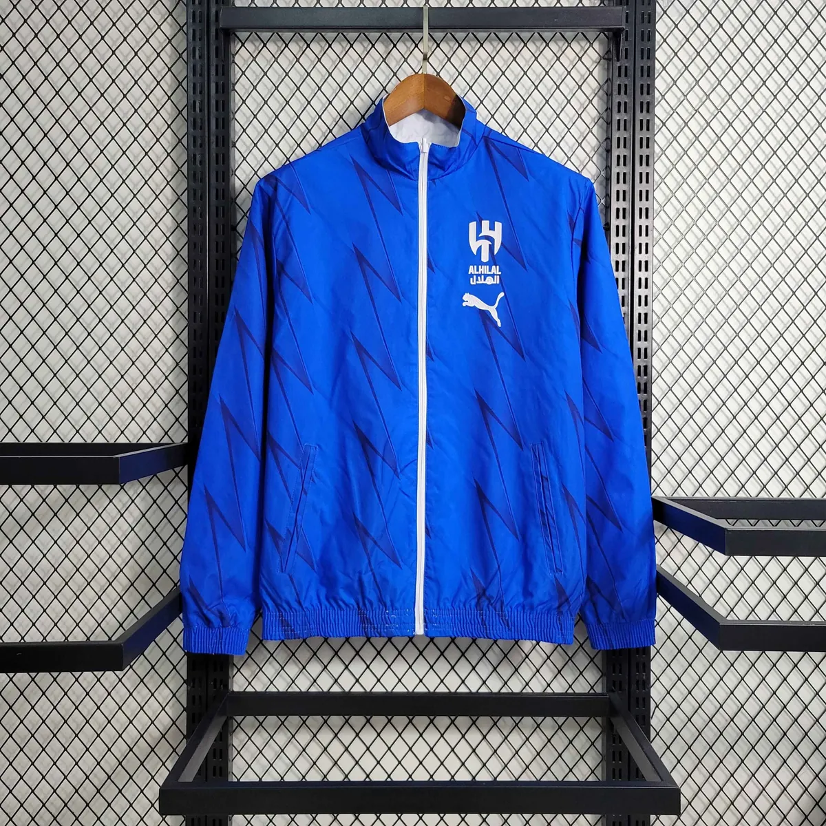 Windbreaker Al Hilal Double sided style S-XXL Soccer Jerseys 3