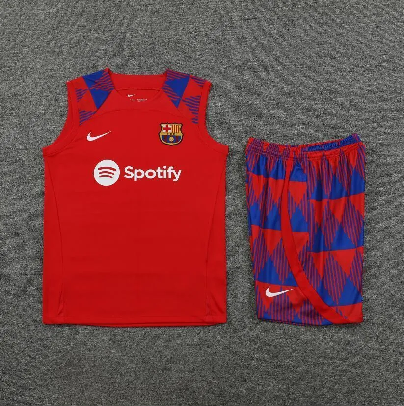 23-24 Barcelona Training Vest Kit S-XXL Soccer Jerseys 1