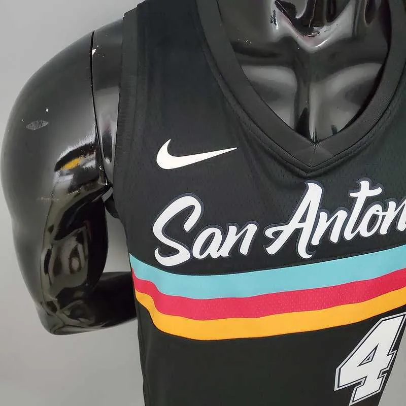 New WHITE#4 season Spurs City Edition black 4