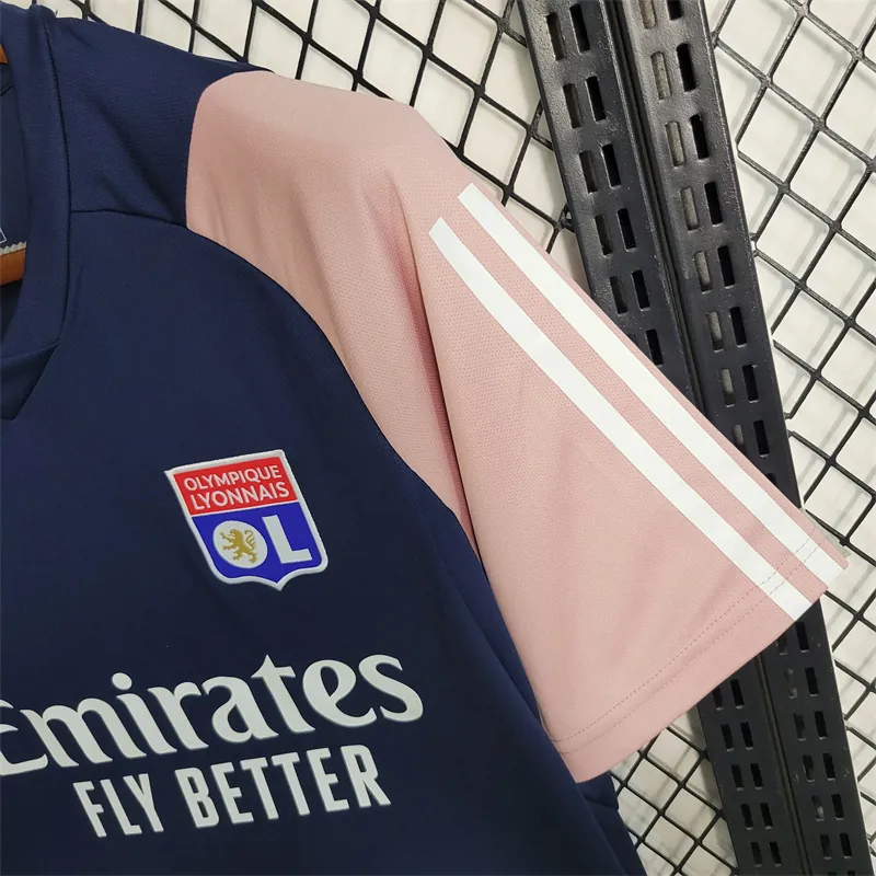 23-24 Lyon Blue Training Suit Size S-XXL Soccer Jersey 9
