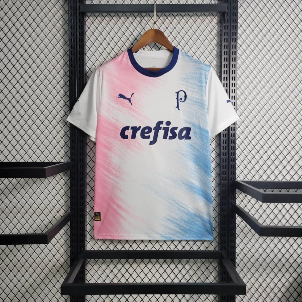 23-24 Palmeiras Special Edition White&Pink S-4XL Cheap Soccer Jerseys 10