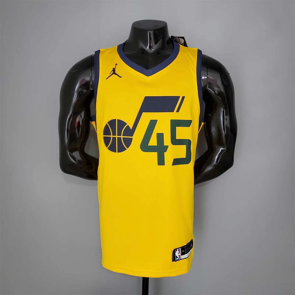 2021 MITHCELL#45 Jazz JORDAN theme yellow 9