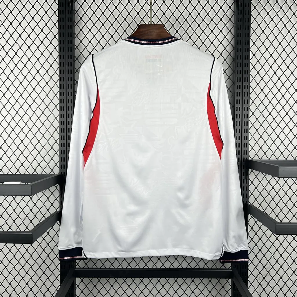 World Cup 2026 England Mens Home Kit Football Long Sleeve T-Shirt AAAAJersey Dropship Yupoo 2 2