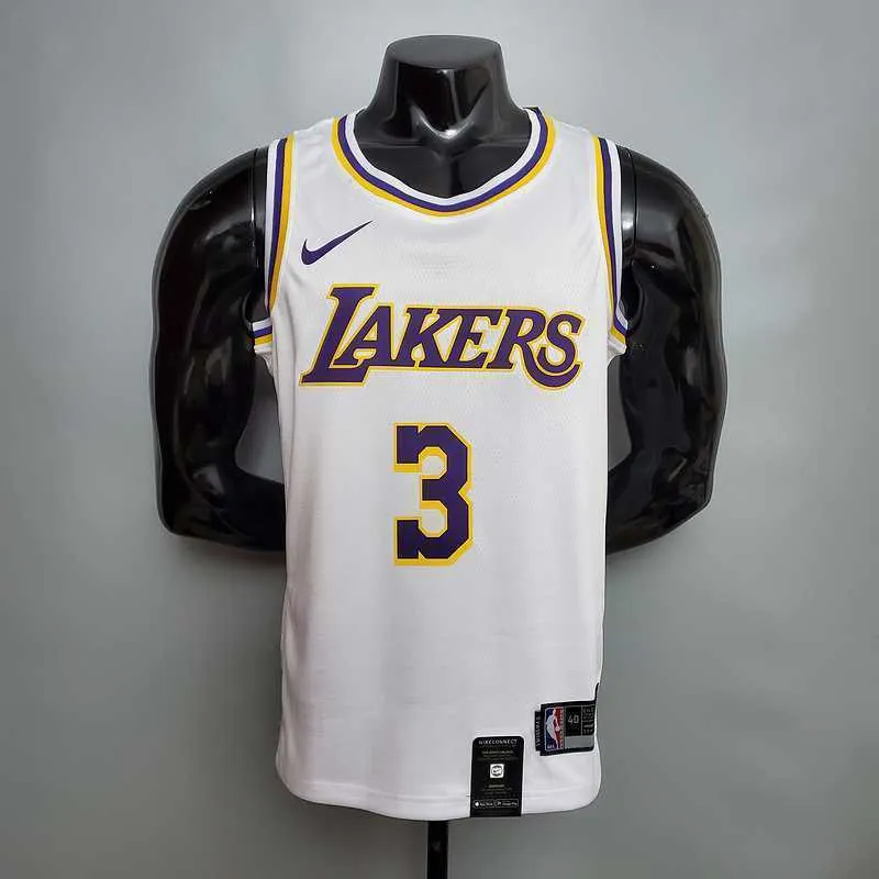 New DAVIS #3 Lakers Round neck white 6