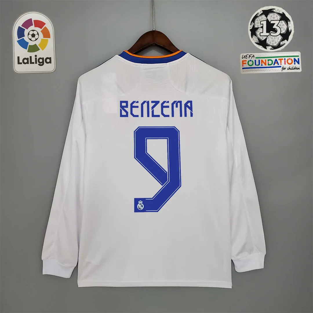 21-22 Real Madrid home long sleeve 8