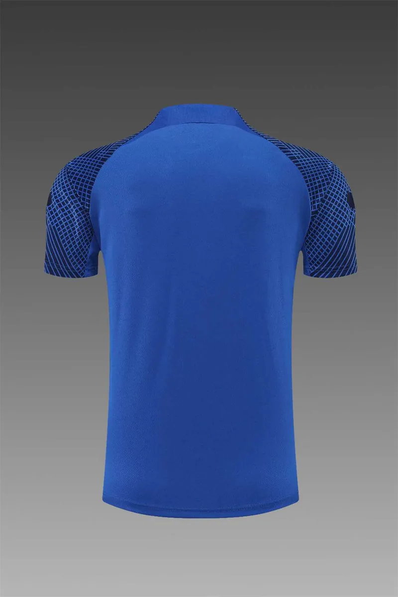 22-23 PSG training suit short sleeve kit blue 1