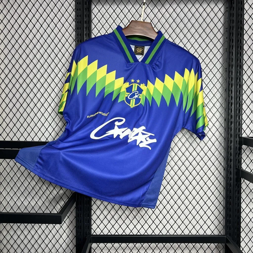 1995 Brazil Away Retro Corteiz Special Kit Vintage Shirt Soccer AAAAJersey Yupoo 4