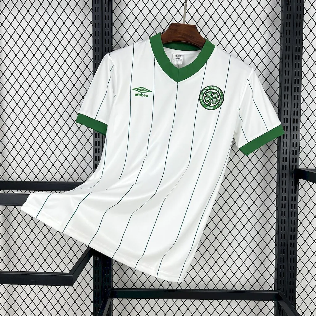 84-86 Celtic Away Retro Kit Vintage Shirt AAAAJersey Yupoo 6