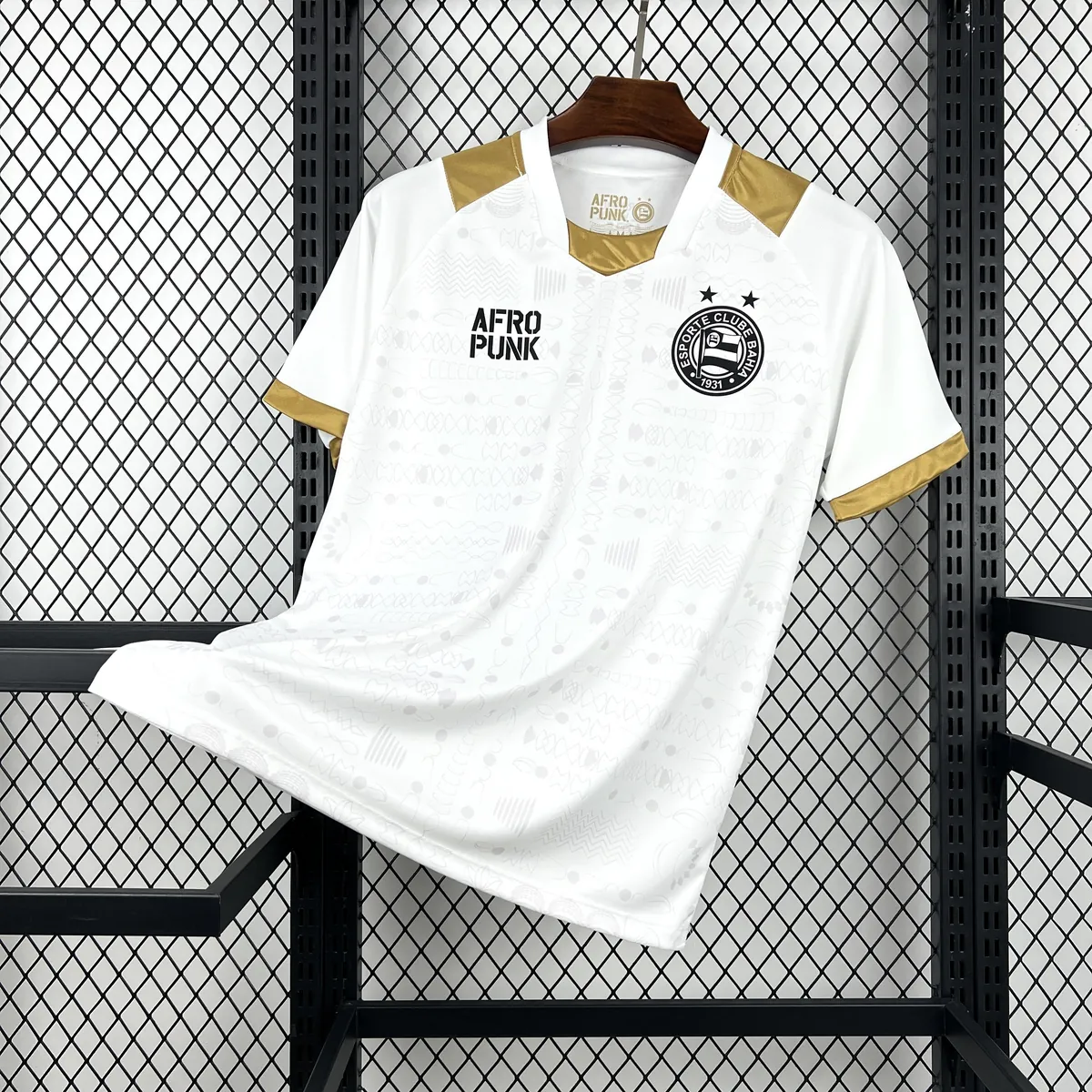 25-26 Bahia White November AFROPUNK Soccer T-Shirt AAAAJersey Yupoo 7