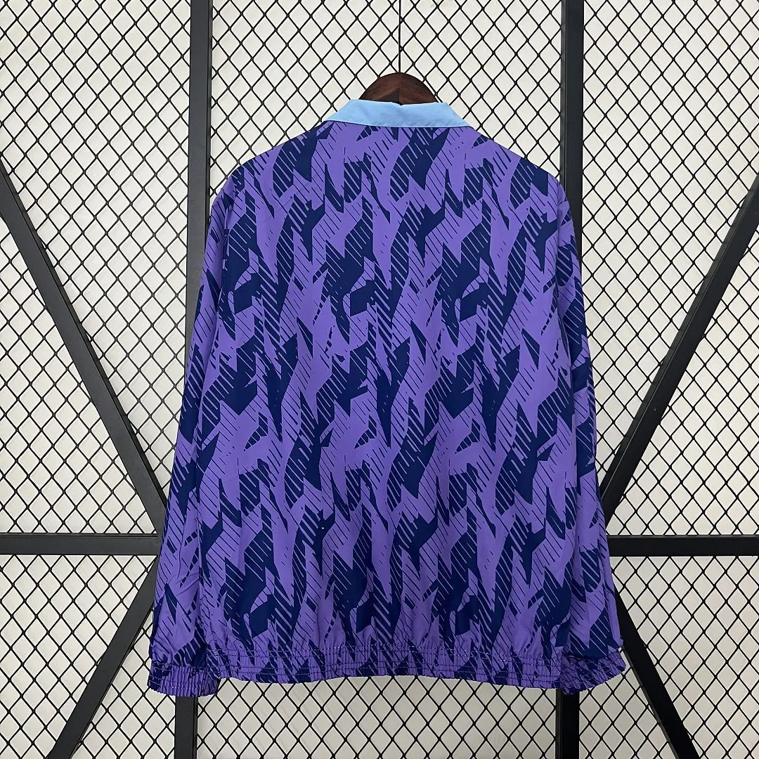 2024 Argentina Blue and Purple Reversible Windbreaker Double-Sides Jacket Football Replicas Yup 9