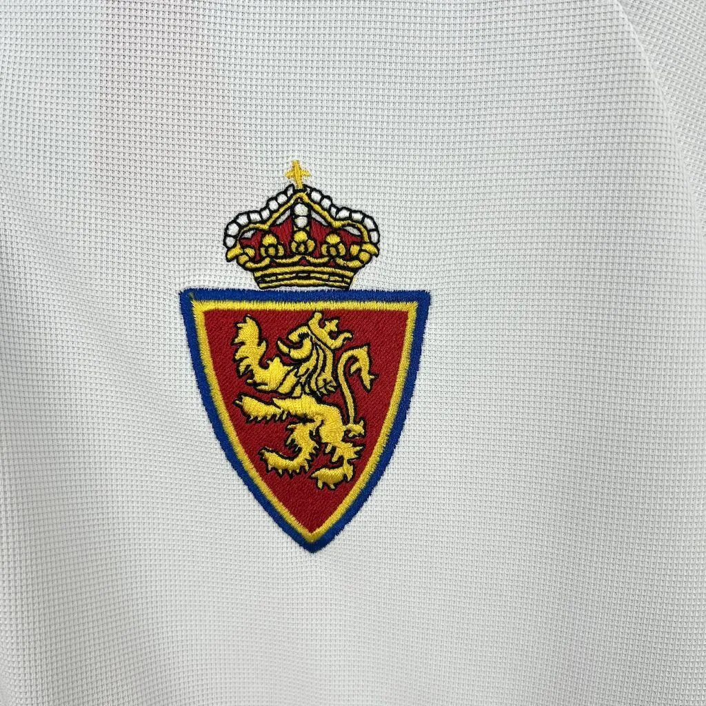 04-05 Zaragoza Home Retro Kit Vintage Shirt AAAAJersey Yupoo 6