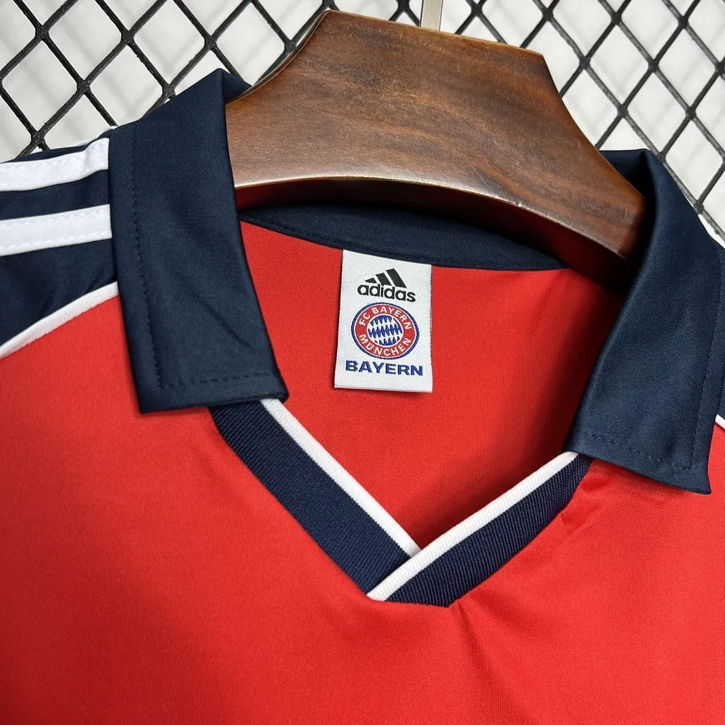 00-01 Bayern Home Retro Kit Vintage shirt Soccer AAAAJersey Yupoo 1
