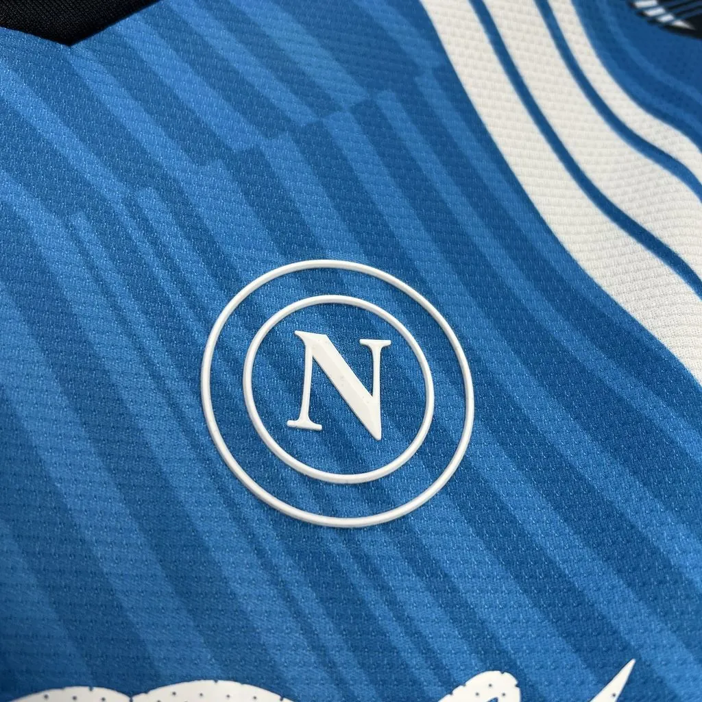 24-25 Napoli Pre-Match Blue Shirt AAAAJersey Supplier Yupoo 1